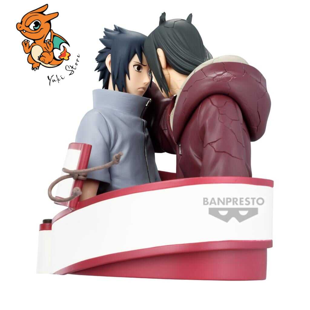 NARUTO SHIPPUDEN - Sasuke & Itachi Uchiha - Figurine Portrelic 12cm – Image 2