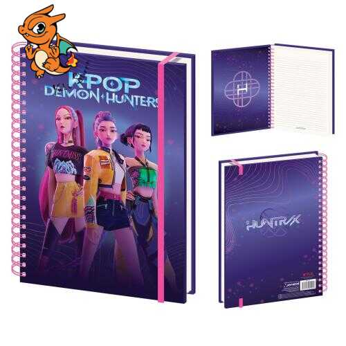 K-POP DEMON HUNTERS - Huntrix - Carnet de notes A4