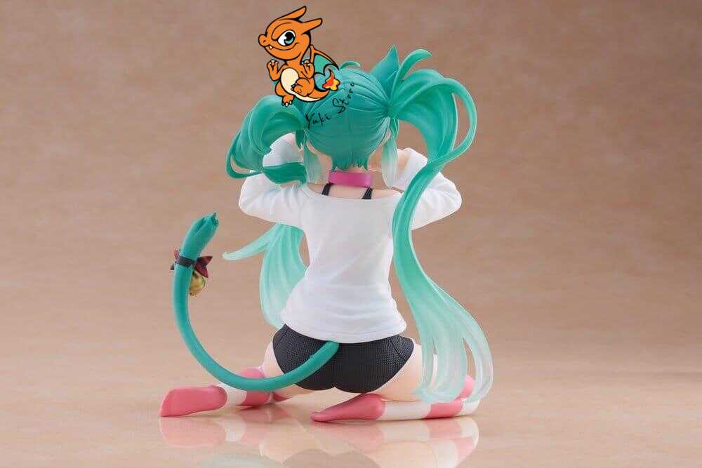 HATSUNE MIKU - Miku "Cat Ear t-Shirt" - Statuette Desktop Cute 13cm – Image 3