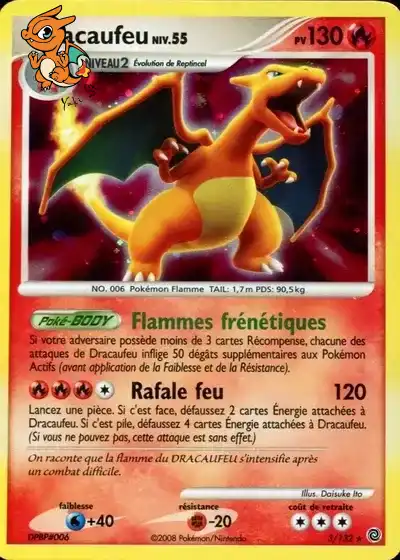 Dracaufeu Lv.55 - Merveilles Secrètes - 003/132