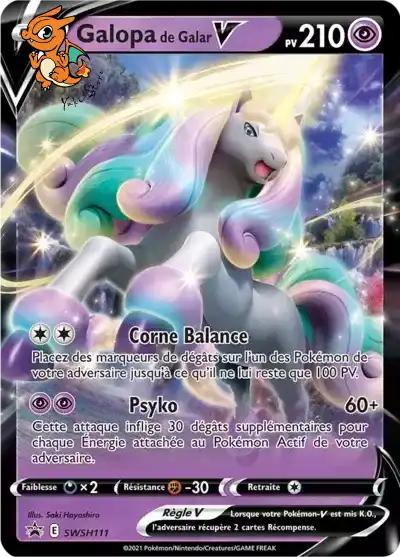 Galarian Rapidash V - Promos Épée & Bouclier - 111