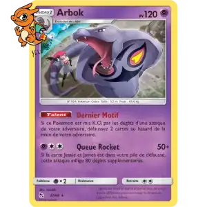 Arbok - Destinées Occultes - 027/068