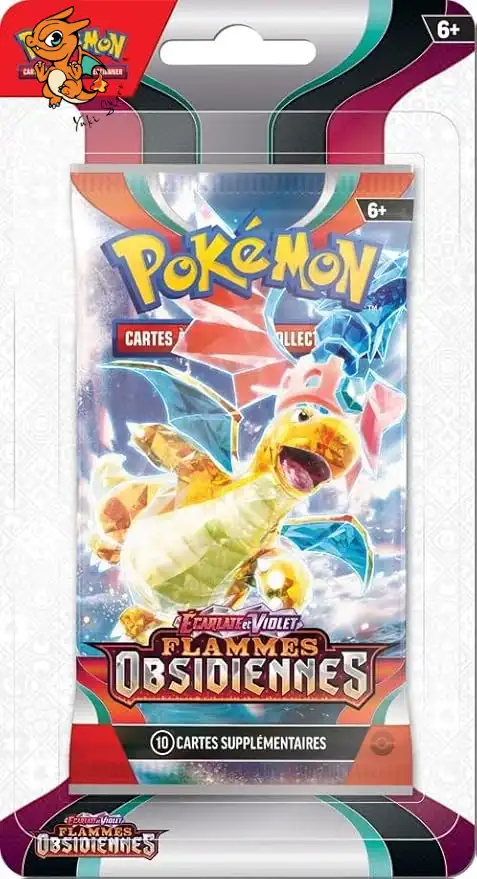 POKEMON - Booster Blister - Flammes Obsidiennes (illustration aléatoire) - FR – Image 3