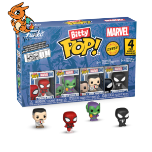 SPIDER-MAN - Bitty Pop 4 Pack 2.5cm - Spider-Man