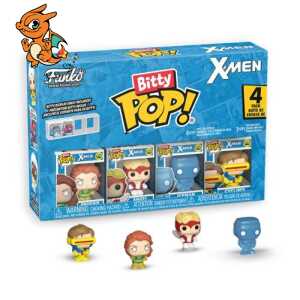 X-MEN - Bitty Pop 4 Pack 2.5cm - Jean Grey avec Chase