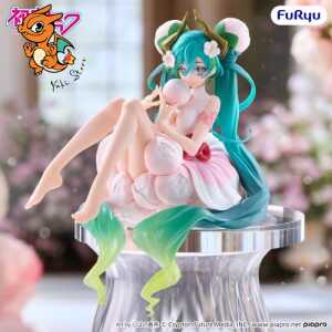 HATSUNE MIKU -Flower Fairy White Plum -Statuette Noodle Stopper 12.5cm