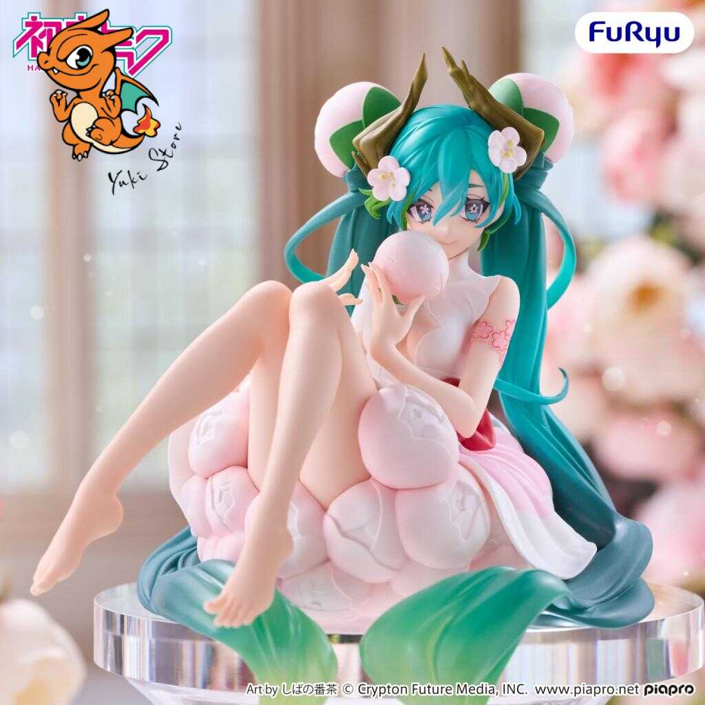 HATSUNE MIKU -Flower Fairy White Plum -Statuette Noodle Stopper 12.5cm – Image 6