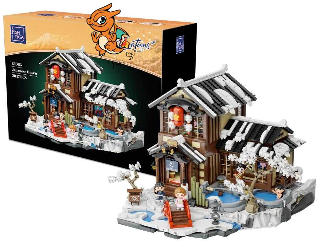 PANTASY - Onsen Japonais - Bloc de Construction 2847 pcs – Image 2