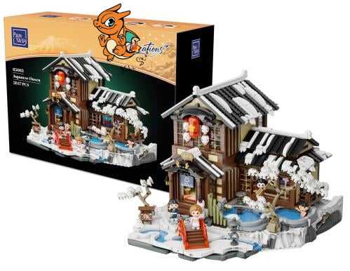 PANTASY - Onsen Japonais - Bloc de Construction 2847 pcs
