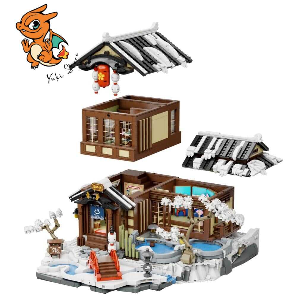 PANTASY - Onsen Japonais - Bloc de Construction 2847 pcs – Image 5