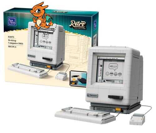PANTASY - Ordinateur de bureau 1984 - Bloc de Construction 895 pcs