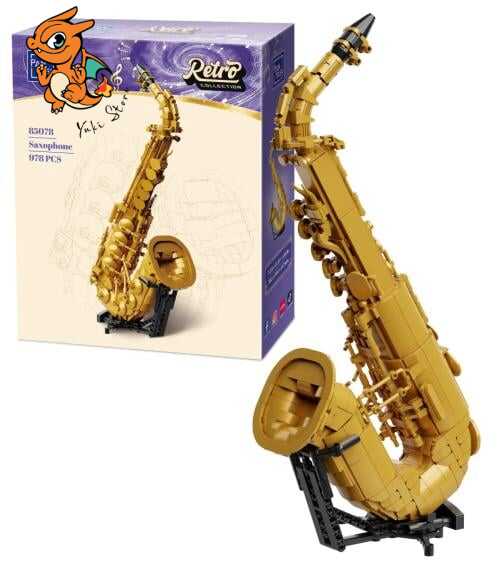 PANTASY - Saxophone - Bloc de Construction 978 pcs