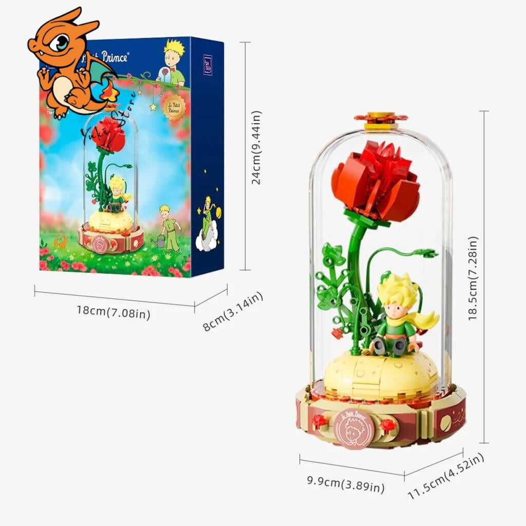 LE PETIT PRINCE - La seule Rose - Bloc de Construction – Image 5
