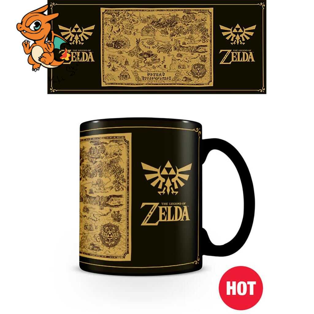 THE LEGEND OF ZELDA - Map Silhouette - Mug thermoréactif – Image 3