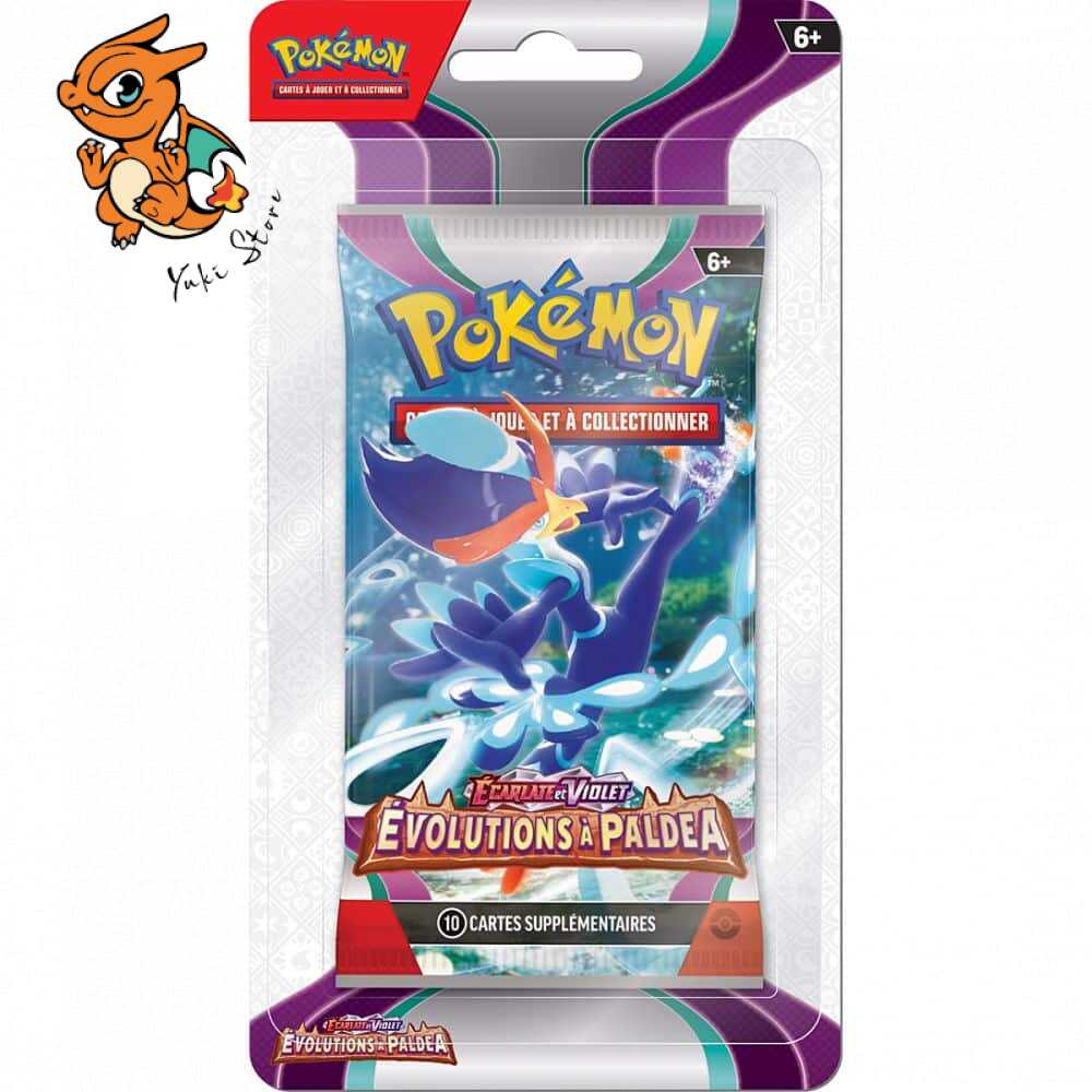 POKEMON - Booster Blister - Évolutions à Paldea (illustration aléatoire) - FR – Image 2