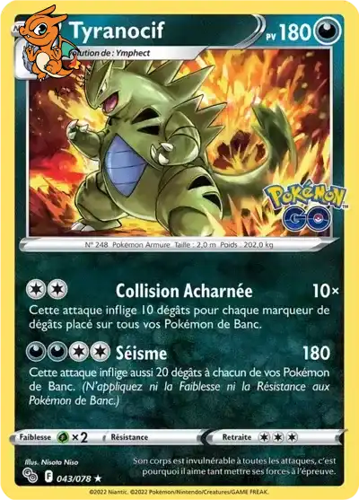 Tyranocif - Pokémon GO - 043/071