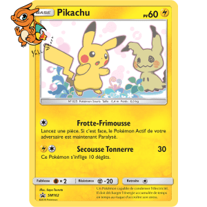 Pikachu - Promos Soleil & Lune - 162