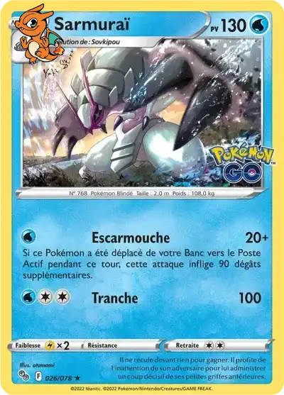 Sarmuraï - Pokémon GO - 026/071