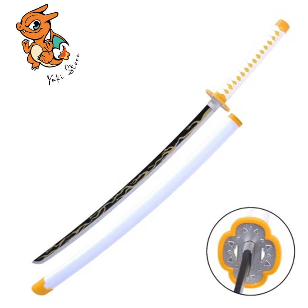 Katana de Zenitsu Agatsuma - Demon Slayer - Lame en Bambou