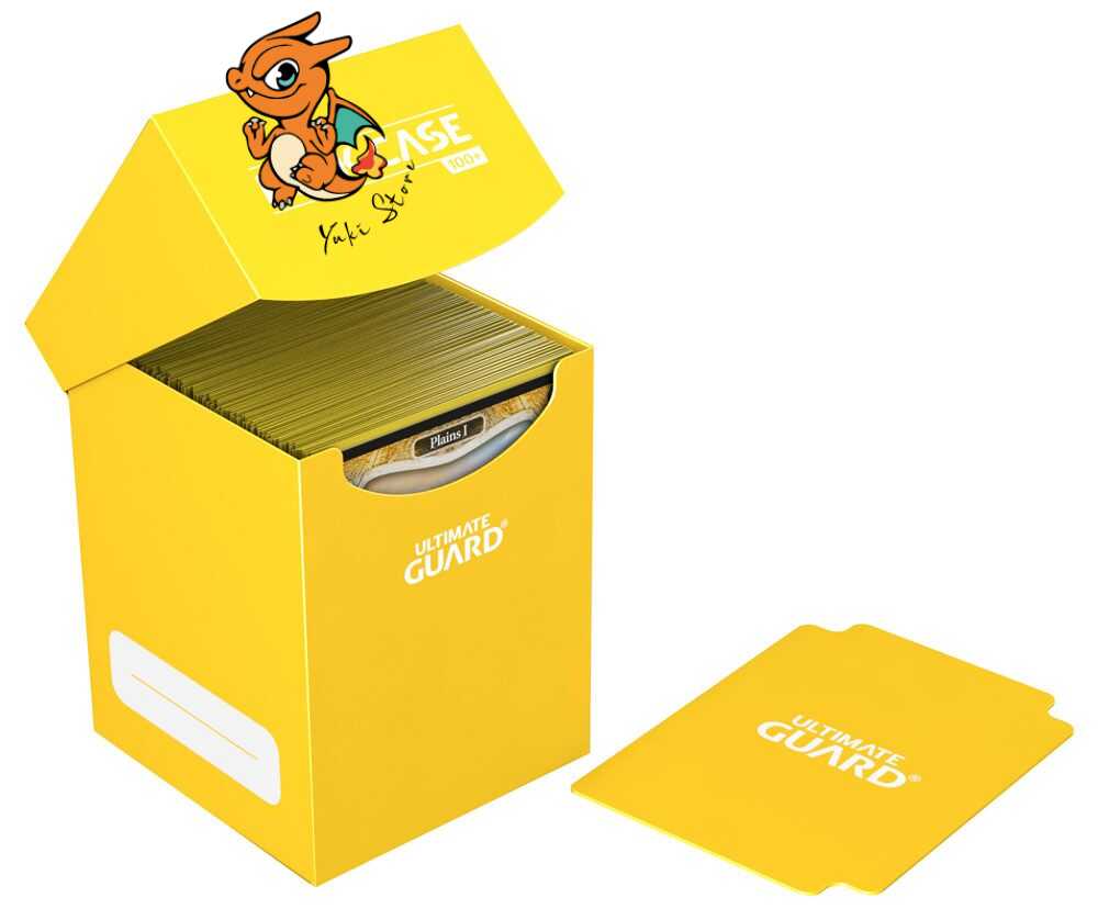 Ultimate Guard Boîte Pour Cartes Deck Case 100+ Taille Standard - Jaune – Image 3