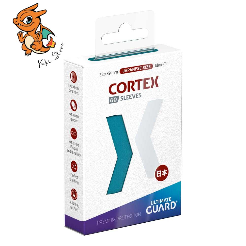 Ultimate Guard 60 Pochettes Cortex Sleeves Format Japonais - Petrol