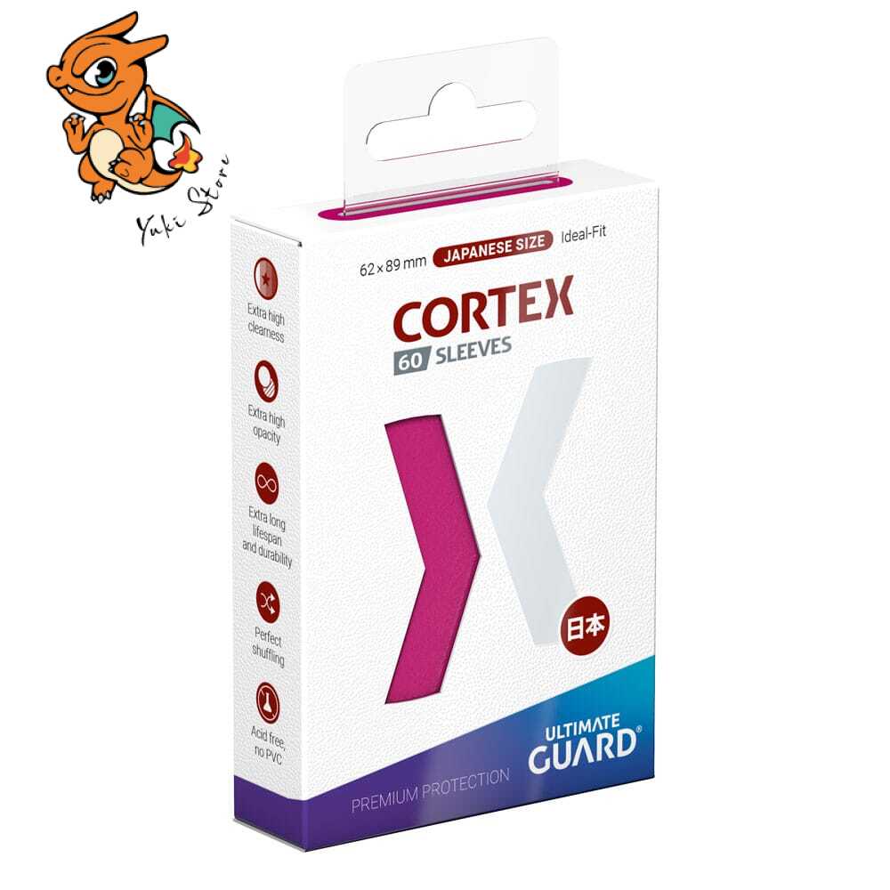 Ultimate Guard 60 Pochettes Cortex Sleeves Format Japonais - Rose