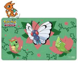 Ultra Pro - Pokémon JCC - Tapis de jeu à bords cousus Évolutions de Chenipan