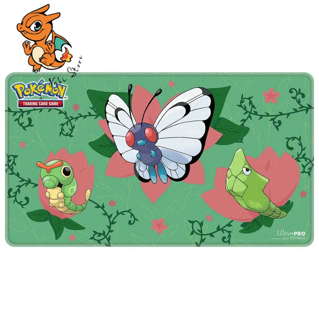 Ultra Pro - Pokémon JCC - Tapis de jeu à bords cousus Évolutions de Chenipan