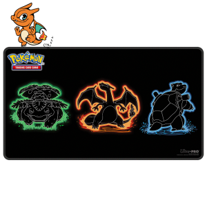 Ultra Pro - Pokémon JCC - Tapis de jeu premium métallisé Neon Kanto