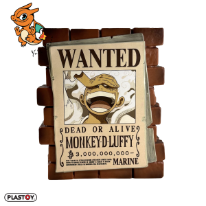 ONE PIECE - Affiche Wanted Luffy - Tirelire