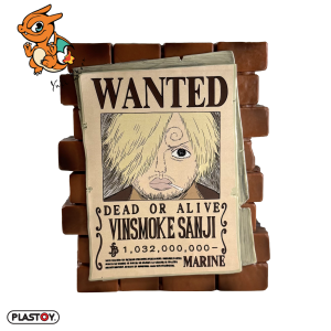 ONE PIECE - Affiche Wanted Sanji - Tirelire