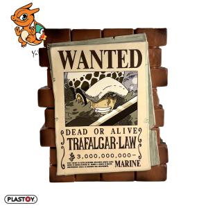 ONE PIECE - Affiche Wanted Law - Tirelire