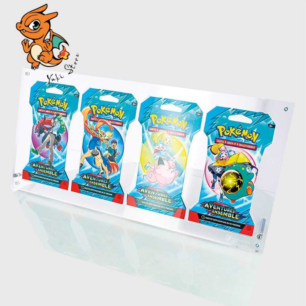 Phoenix Shield - Protection acrylique pour 4 boosters Art Set Pokémon