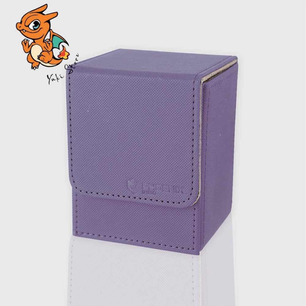 Phoenix Shield - Deck Box Magnétique Deluxe - Violet