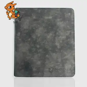 Phoenix Shield - Classeur Prestige à anneaux zippé 900 cartes - Gris