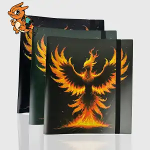Phoenix Shield - Album Flex pour Toploader 216 cartes - Design Phoenix