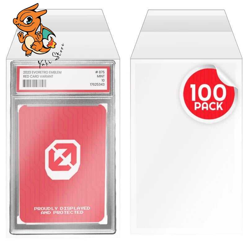 EVORETRO - Sleeves pour cartes gradées - 100pc – Image 2