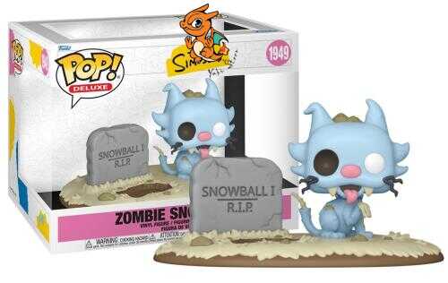 LES SIMPSONS - POP Deluxe N° 1949 - Boule de Neige zombie