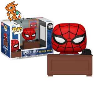 MARVEL MEME - POP Premium N° 1660 - Spider-Man avec bureau