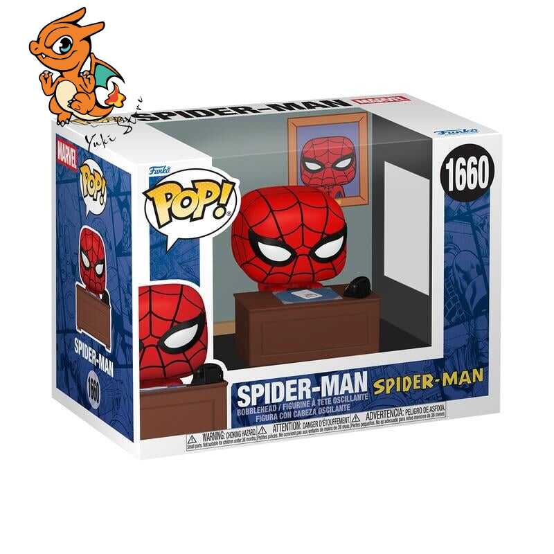 MARVEL MEME - POP Premium N° 1660 - Spider-Man avec bureau – Image 3