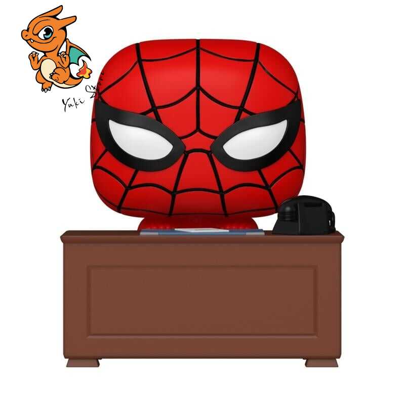 MARVEL MEME - POP Premium N° 1660 - Spider-Man avec bureau – Image 4