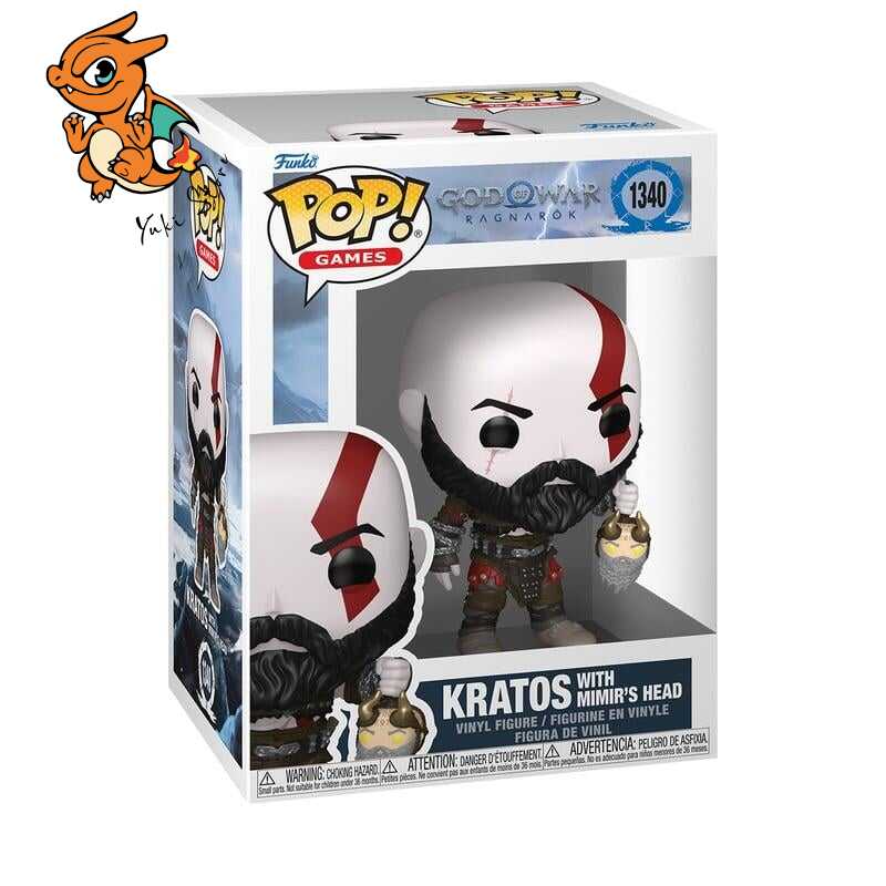 GOD OF WAR RAGNAROK - POP Games N° 1340 - Kratos avec Tête de Mimir – Image 3