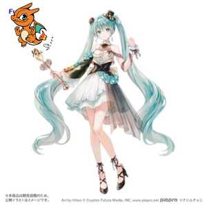 HATSUNE MIKU X TIROL CHOCO -Coffee Nougat-Statuette Collaboration 19cm