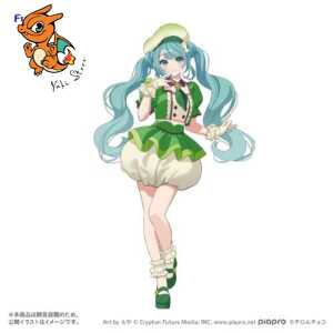 HATSUNE MIKU X TIROL CHOCO -Matcha Mochi -Statuette Collaboration 19cm