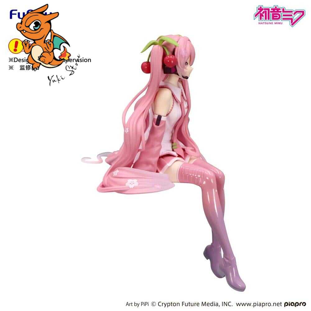 HATSUNE MIKU - Sakura Miku - Statuette Noodle Stopper 14cm – Image 4
