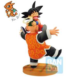 DRAGON BALL - Son Goku & Son Gohan - Figurine Dragon History II 16cm