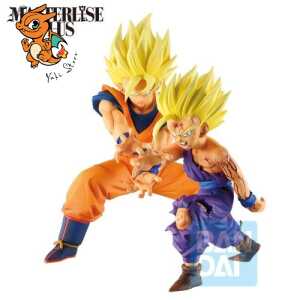 DRAGON BALL Z - Kamehameha Père-Fils - Figurine Battle of Gods 17&13cm