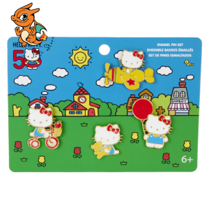 HELLO KITTY - 50ème Anniversaire - Set de 4 Pins
