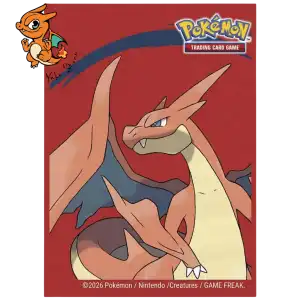 Ultra Pro - Pokémon JCC - 65 pochettes Méga-Dracaufeu Y (66 x 91 mm)