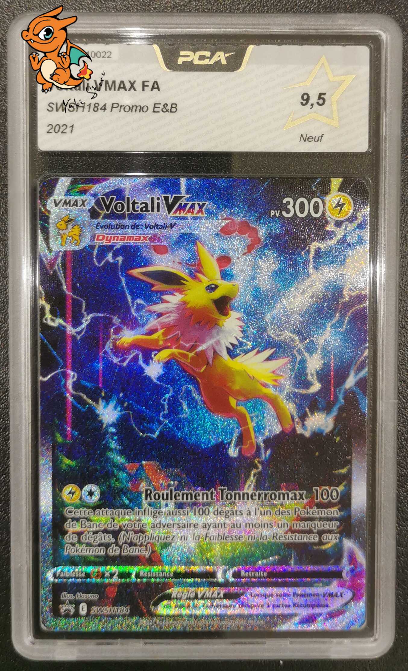 Voltali VMAX Full Art - Promo Épée & Bouclier - SWSH184 - PCA 9.5 - Français